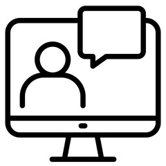 video conference icon