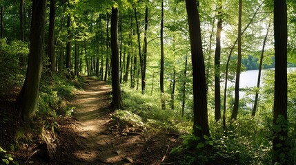 Fototapeta premium trail in the forest