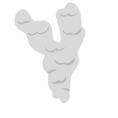 hand drawn black smoke illustration