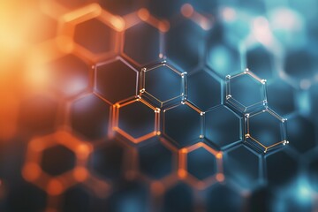 Abstract Hexagon Pattern