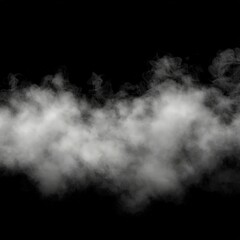 Naklejka premium White smoke billows.