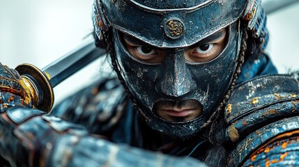 Samurai Warrior with a Sword