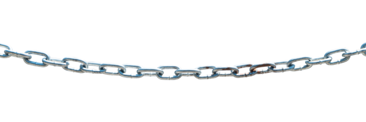 chain isolated on white