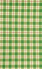 Green and red plaid pattern