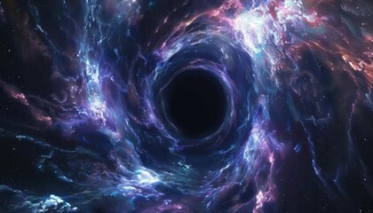 Black hole in space