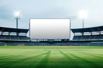Stadium billboard  template png mockup, transparent design