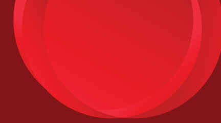 Abstract red background with dynamic curved lines and blank space creating a sense of movement and energy