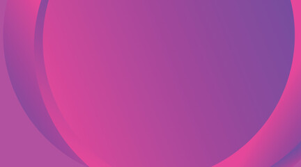 Abstract intersecting background with flowing circles in pink and purple gradient for modern and vibrant designs
