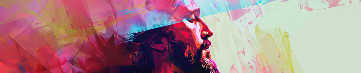 Redemption and Forgiveness in Abstract Jesus Art