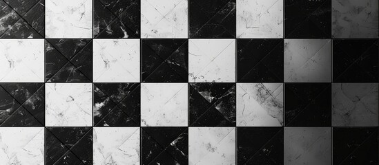 Black And White Tile Background