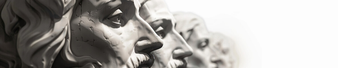 Earth Tones Jesus Statues: Timeless Monochrome Majesty