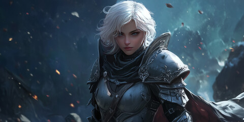A character from the game. Website header or desktop wallpaper.