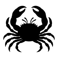 crab isolated on white