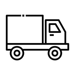 truck Line Icon