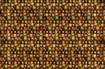 Background Pattertn Faces of Ethnically Diverse Children.