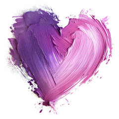 Image of PNG Paint heart shape brush stroke purple backgrounds pink. printed on Printed Glass Splashbacks