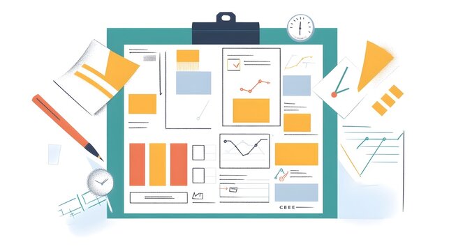 Vibrant infographic showcasing the Plan Do Check Act PDCA process a widely used methodology for continuous improvement in business and project management