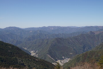 Naklejka premium 玉置山展望台より