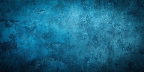 Obraz premium Dark and gritty textured blue concrete background for a grunge aesthetic