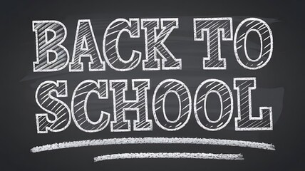 back to school, Poster, Banner, concept with stationery on blackboard background
