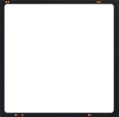 Retro Film frame border cadre effect , vintage photograph frame Isolated on background	