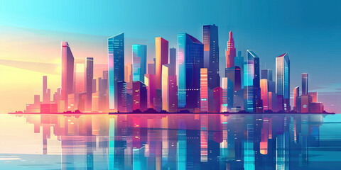 Abstract Cityscape: Top Five Cities for Startups in Europe