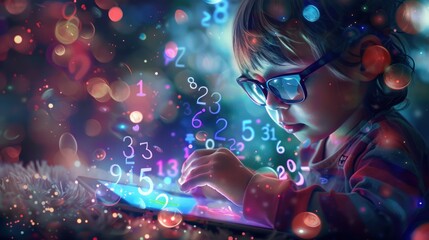 Child Exploring Digital World