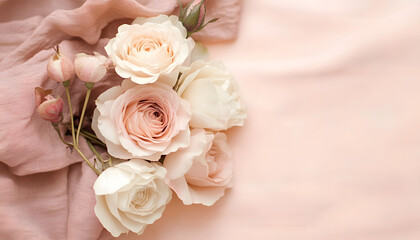 A solid color, like beige or soft pink, that provides a clean and unintrusive backdrop