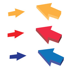 Fototapeta premium set of arrows