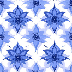 Abstract Flower Pattern Design, Illustration Background
