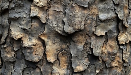 Closeup skin bark wooden tree texture seamless old grunge background