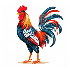 the AI Image Generator, Beautiful Nebula Rooster