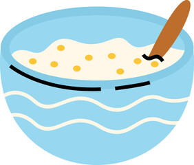 Breakfast Food Illustration