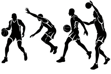 Creative playing men  Vector Art Illustration