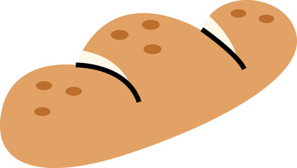 Fototapeta premium Breakfast Food Illustration