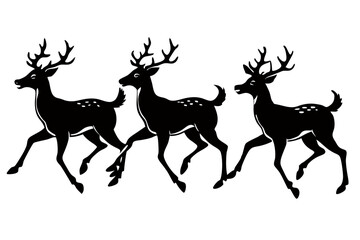 Creative Deer Vector Art Illustration