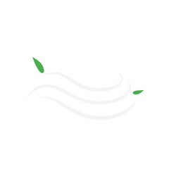 doodle wind blowing in nature