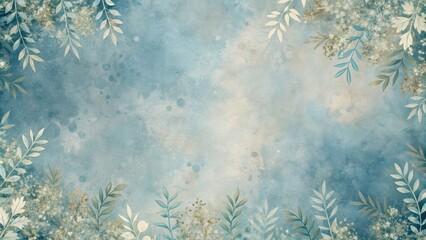 Soothing background in dusty blues and beige tones, perfect for a calming and sophisticated aesthetic, serene, tranquil