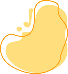 Colourful Blob Decoration Element