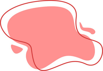 Colourful Blob Decoration Element