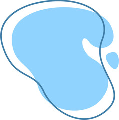 Fototapeta premium Colourful Blob Decoration Element