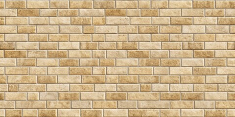 Seamless beige stone brick wall texture background with intricate patterns