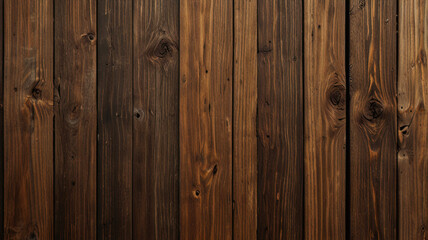 Naklejka premium Fondo de tablón de madera de color marrón oscuro, papel tapiz. Antiguo fondo de madera con textura oscura grunge, la superficie de la antigua textura de madera marrón, vista superior de paneles. 