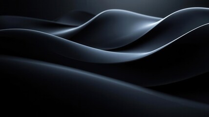 Obraz premium Subtle, diffused lighting across a black backdrop, soft gradients, mysterious and moody ambiance, minimalist design