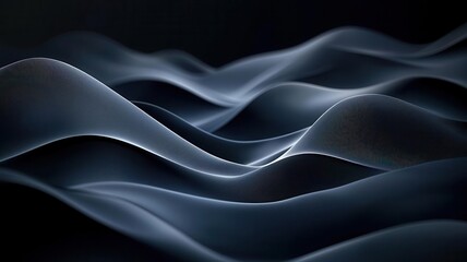 Obraz premium Subtle, diffused lighting across a black backdrop, soft gradients, mysterious and moody ambiance, minimalist design