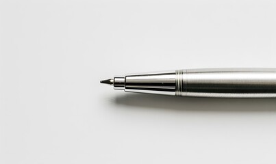 pen on white background. 