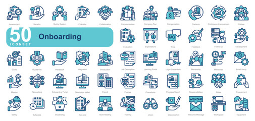 Onboarding iconset 