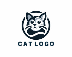 cat logo vector