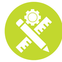 Arts, pencil, ruler icon, math, mathematics, 