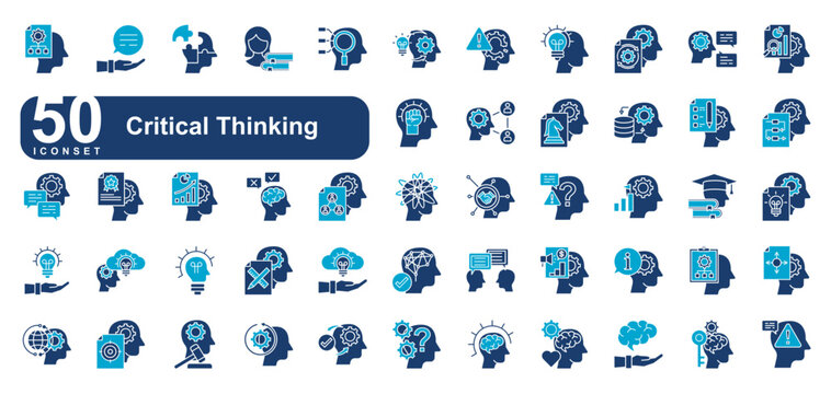 critical thinking iconset 